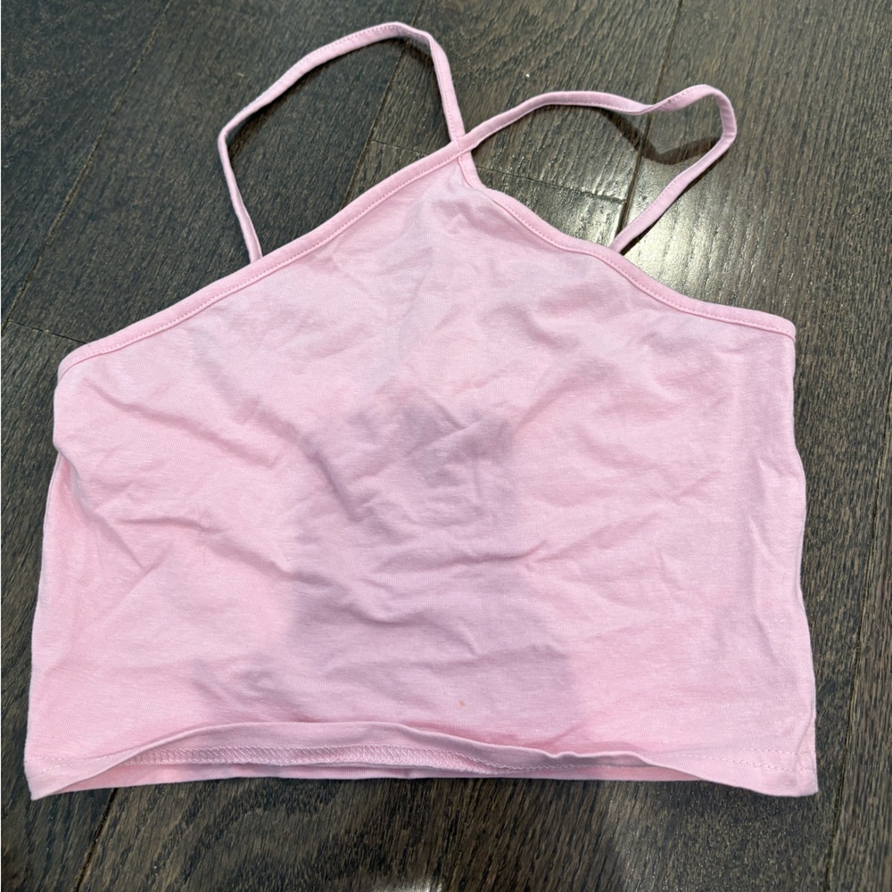 H&M Divided Pink Halter Top